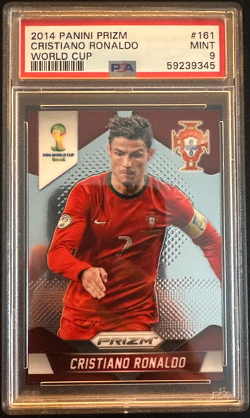 Cristiano Ronaldo 2014 World Cup Prizm - First Prizm Ronaldo - PSA 9