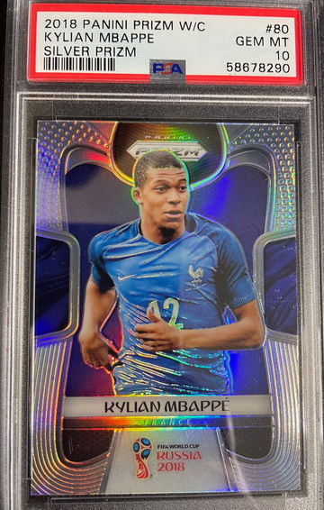 2018 Panini Prizm Silver Kylian Mbappe
