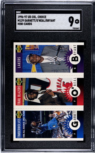 1996-97 UD Collector's Choice #M129 Garnett / O'Neal / Kobe Bryant