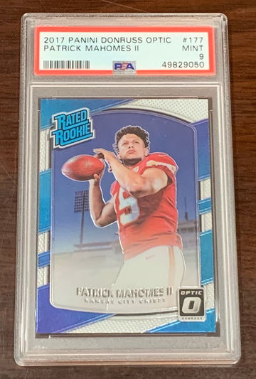 2017 Optic Patrick Mahomes PSA 9