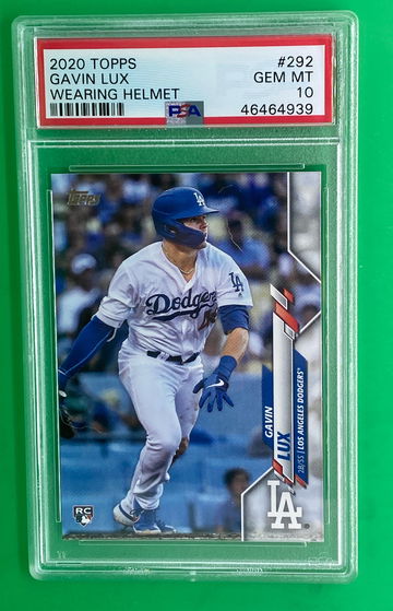 Gavin Lux 2020 topps psa 10