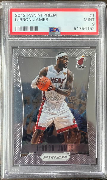 2012 Panini Prizm Lebron James #1 PSA 9
