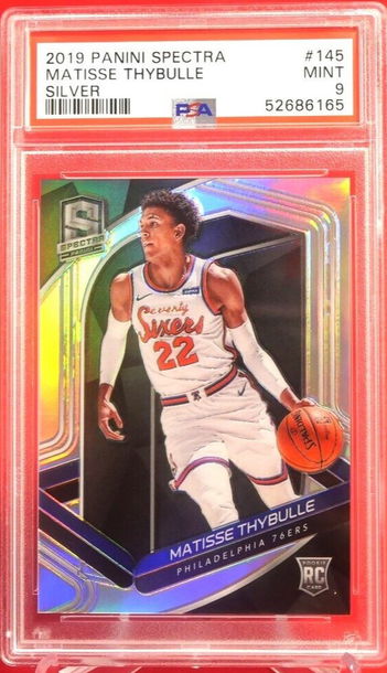 Matisse Thybulle Rookie Silver Spectra 2019 Basketball Card #145 PSA 9