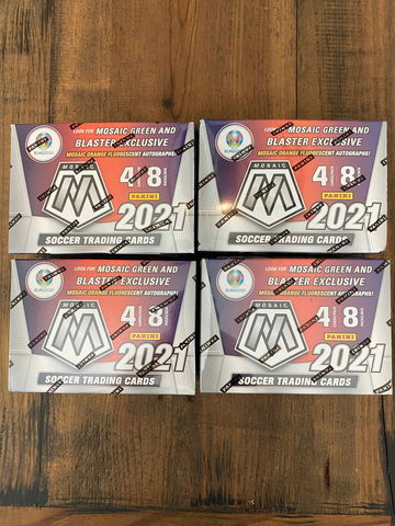 2021 Mosaic Soccer UEFA Euro 2020 Blaster Box Lot (4)