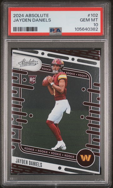 2024 Panini Absolute Jayden Daniels #102 PSA 10