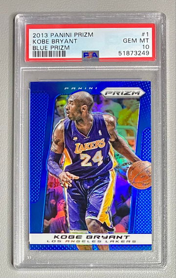 Kobe Bryant 2013-14 Panini Prizm Blue #1 PSA 10 SSP RARE POP 6