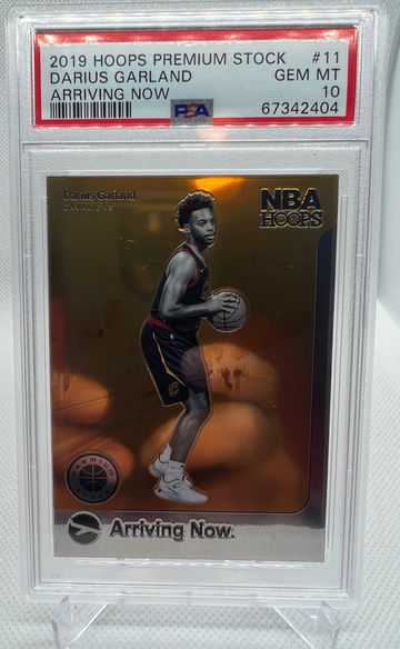 2019 Hoops Premium Stock Darius Garland Arriving Now RC PSA 10