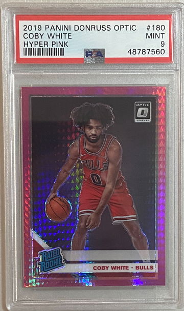 2019 Optic Coby White Hyper Pink PSA 9