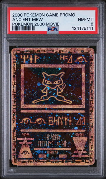 2000 Pokemon Wizards of the Coast Movie Promo Ancient Mew PSA 8