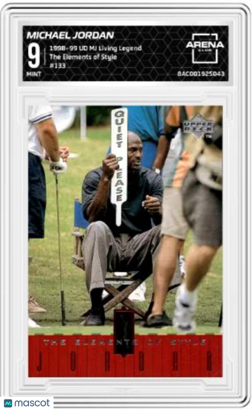 1998-99 Upper Deck Michael Jordan Living Legend Michael Jordan #133 The Elements of Style Arena Club 9