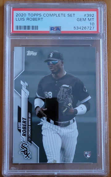 2020 Topps Luis Robert Complete Set Variation #392 PSA 10 Gem Mint