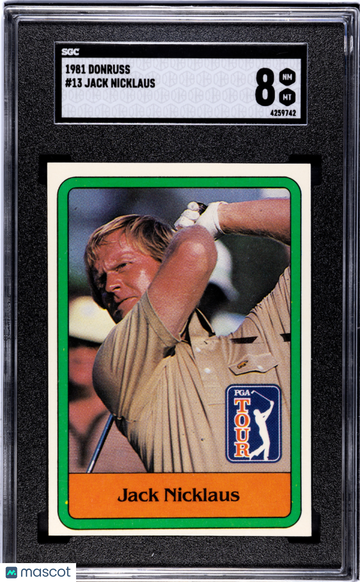 1981 Donruss Jack Nicklaus #13 SGC 8