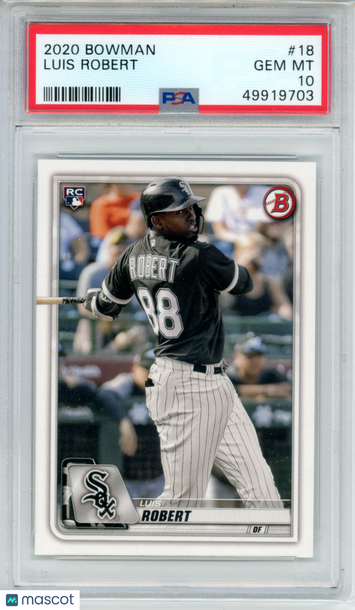 2020 Bowman Luis Robert #18 PSA 10