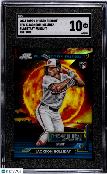 2024 Topps Cosmic Chrome Jackson Holliday #PPS-5 Planetary Pursuit The Sun SGC 10