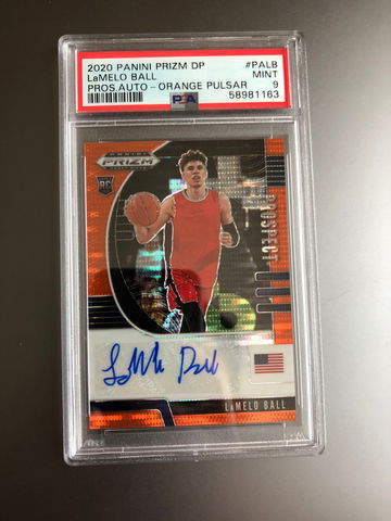 Lamelo Orange Pulsar Draft Picks Auto /49 PSA 9
