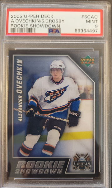 2005 Upper Deck Ovechkin Crosby Rookie Showdown #SCAO PSA 9