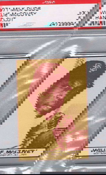 1971 Milk Duds #NNO Willie McCovey PSA 5