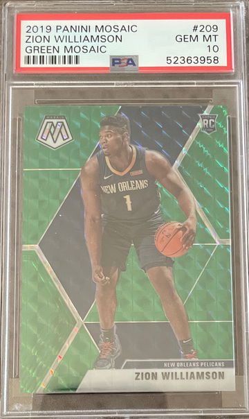 2019 Mosaic Zion Williamson Green
