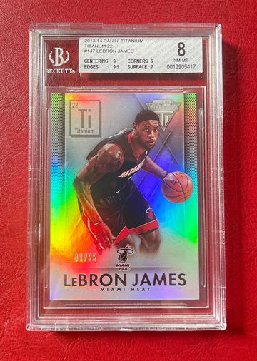 2013 Titanium Titanium 22 Lebron James BGS 8