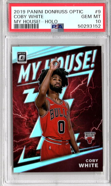 2019 Optic Coby White MY HOUSE! HOLO PSA 10