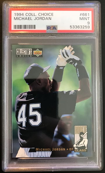 1994 Collectors Choice #661 Michael Jordan PSA 9 MINT