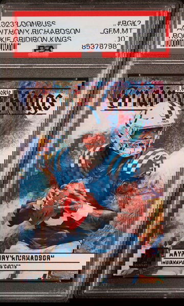 2023 Donruss Anthony Richardson Gridiron Kings Rookie PSA 10 Indianapolis Colts