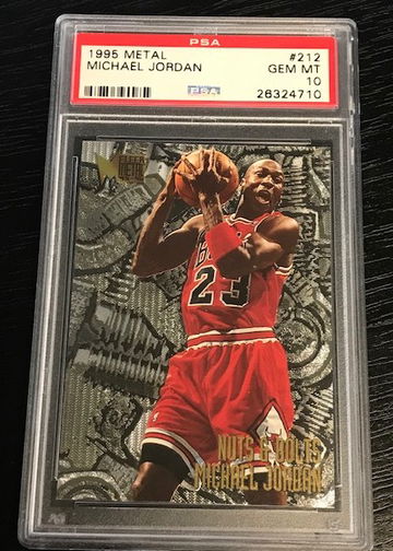 Michael Jordan 1995 Fleer Metal Universe