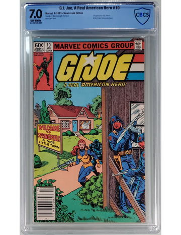 G.I. Joe, A Real American Hero #10 CBCS 7.0 *Newsstand*