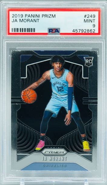 Ja Morant 2019 Prizm #249 Rookie Base PSA 9