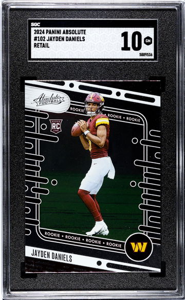 2024 Absolute #102 Jayden Daniels SGC 10