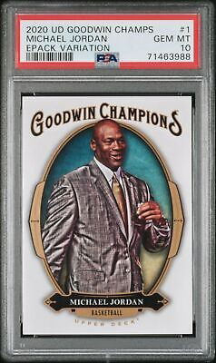 2020 Upper Deck UD Goodwin Champions ePack Variation 1 Michael Jordan PSA 10 Gem Mint