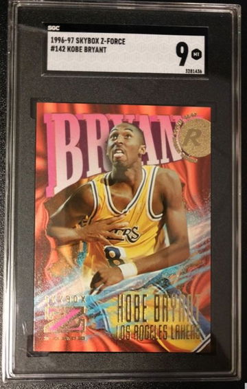 1996 Skybox Z-Force Kobe Bryant #142 SGC 9 PSA