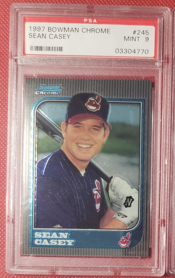 1997 Bowman Chrome Sean Casey #245 PSA 9