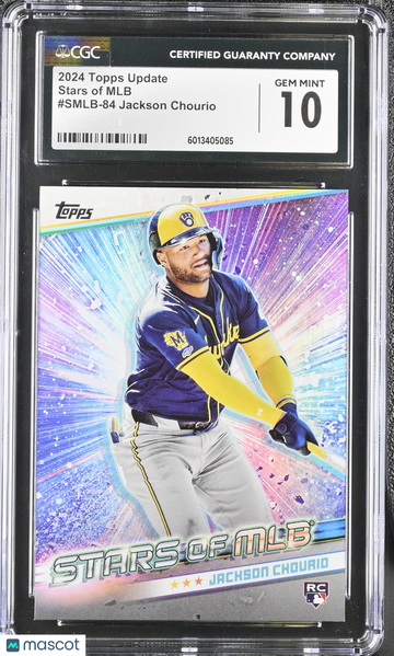 2024 Topps Update Jackson Chourio #SMLB-84 Stars of MLB CGC 10