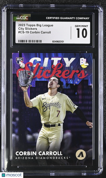2023 Topps Big League Corbin Carroll #CS-19 City Slickers CGC 10