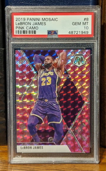 LeBron James 2019 Mosaic Pink Camo