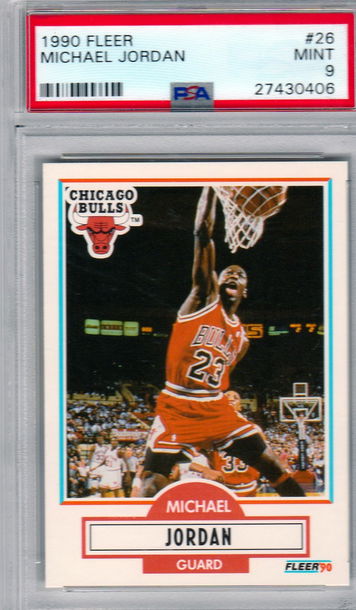 1990 Fleer Michael Jordan PSA 9 Mint