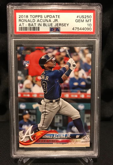 Ronald Acuna Topps Rookie US250 PSA 10