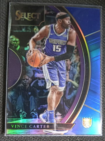 Select Vince Carter blue refractor #/d