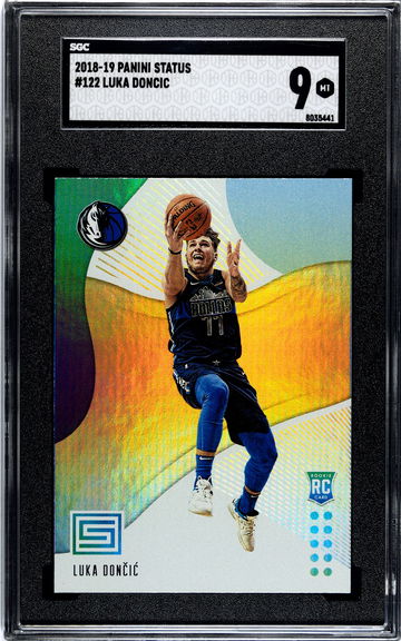2018-19 PANINI STATUS #122 LUKA DONCIC SGC 9