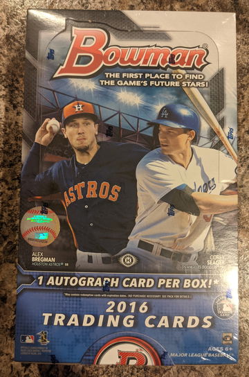 2016 Bowman Sealed Hobby Box