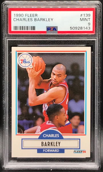 1990-91 Fleer #139 Charles Barkley PSA 9 MINT