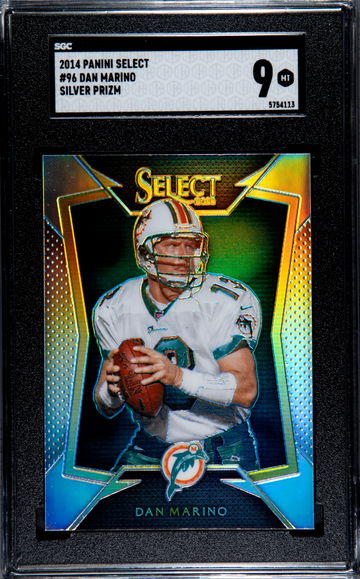 DAN MARINO 2014 Panini Select  SILVER Prizm #96 SGC 9