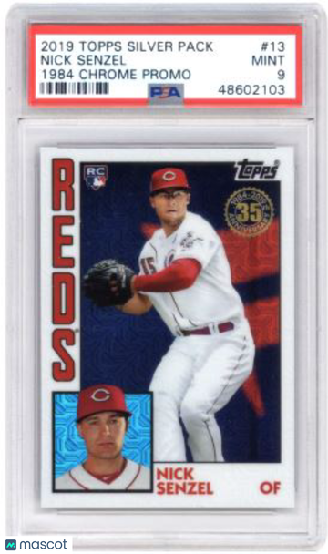 2019 Topps Silver Pack Nick Senzel #13 PSA 9