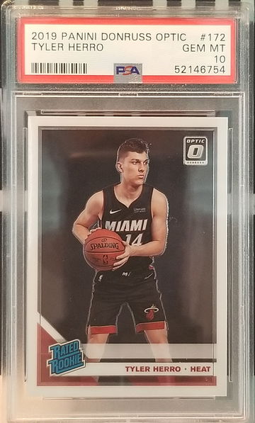 2019 Donruss Optic Tyler Herro PSA 10