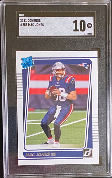 2021 Donruss Mac Jones Rookie RC SGC 10