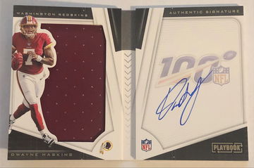 2019 Playbook Booklet Auto Dwayne Haskins /125