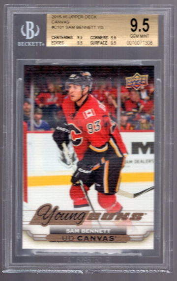 Sam Bennett 2015-16 Upper Deck Young Guns Canvas RC