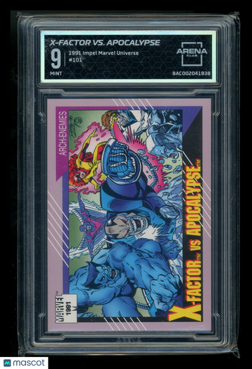 1991 Impel Marvel Universe #101 Arena Club 9