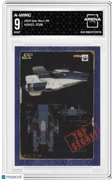 2023 Star Wars PR A-Wing #SW01-ST08 Arena Club 9
